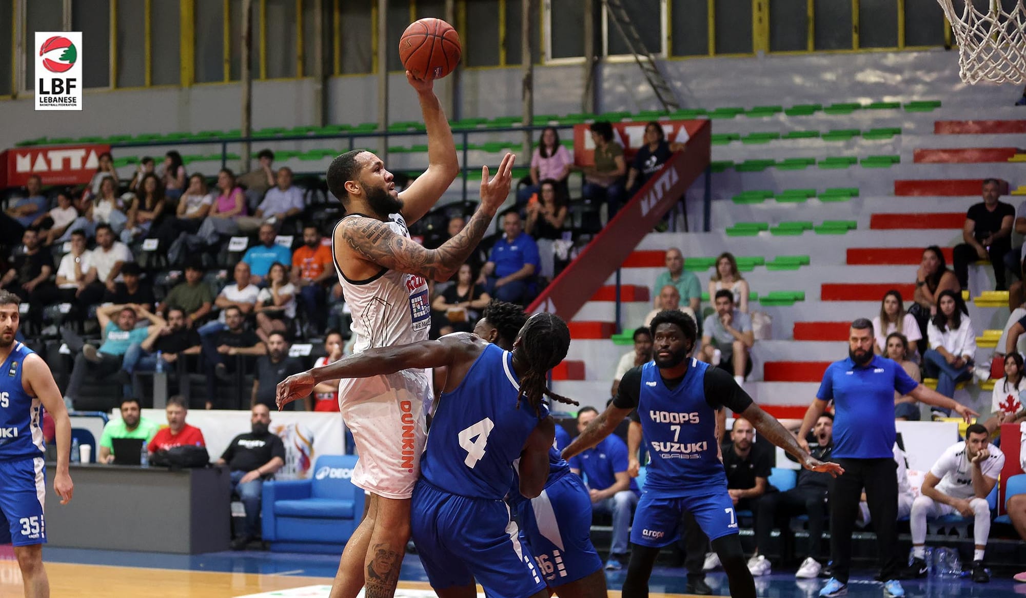 فوز المركزية  وهوبس في بطولة لبنان لكرة السلة