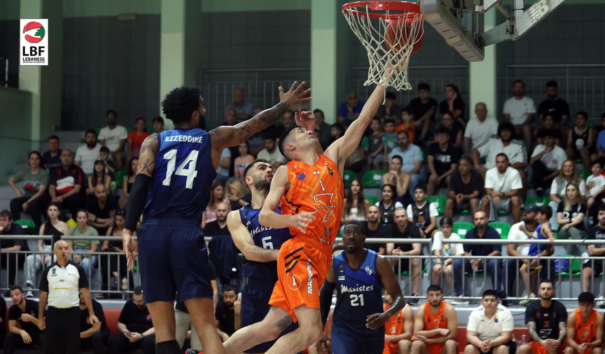 الشانفيل يتجاوز هومنتمن الجريح بسهولة في بطولة لبنان لكرة السلة