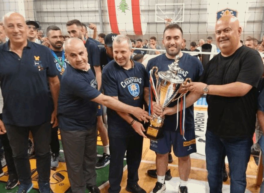 شباب البترون يُتوَّج بطلاً للبنان في الكرة الطائرة