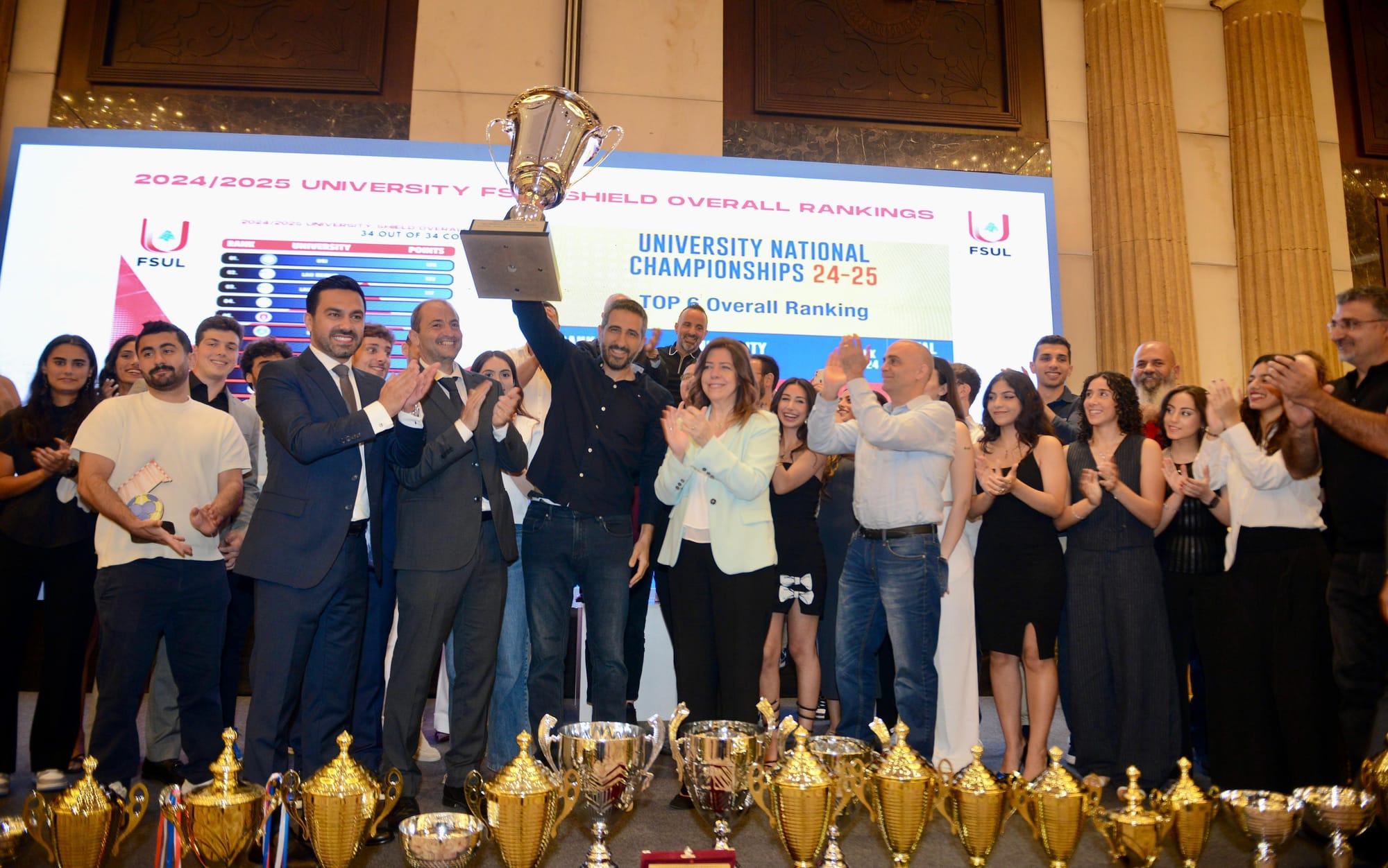 اتحاد الجامعات يكرّم الأبطال في ليلة احتفالية