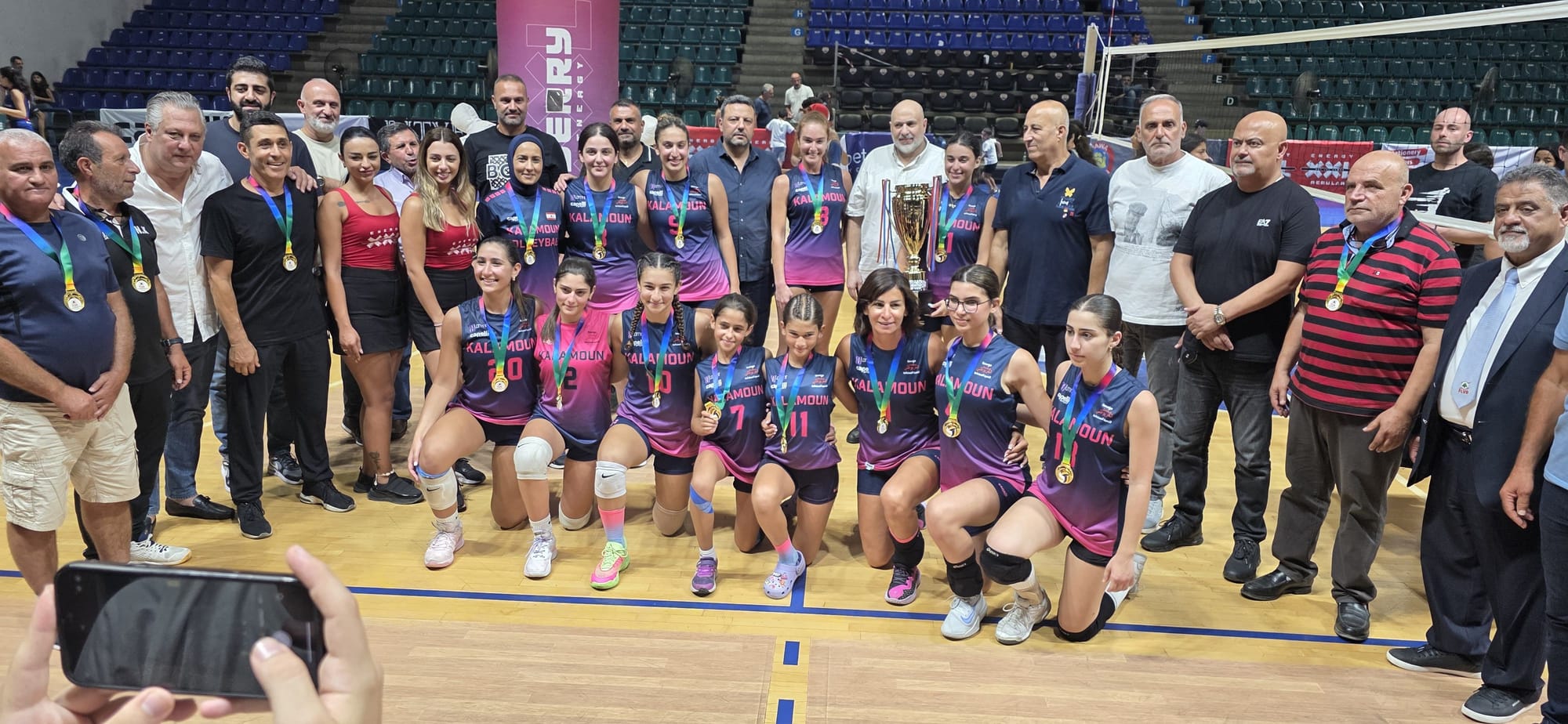 سيدات القلمون يحافظن على لقب بطولة لبنان للسيدات