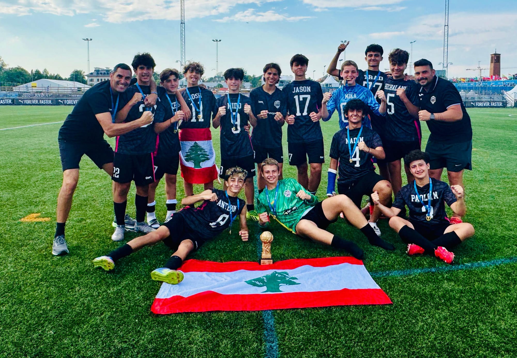 انجاز لبناني عبر "بيروت فوتبول أكاديمي" في كأس غوثيا العالمية