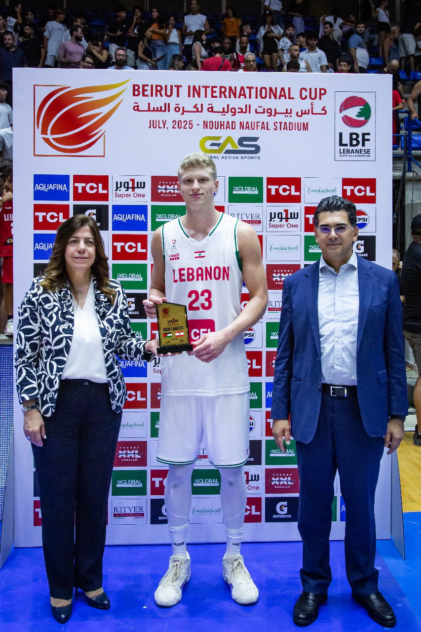 لبنان يهزم الاردن في مباراته الاولى بكأس بيروت الدولية