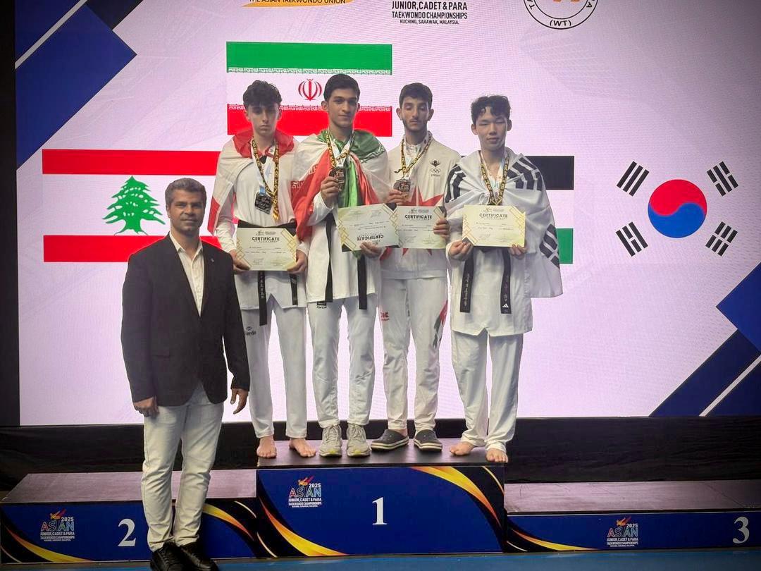 فضية آسيوية تاريخية للبنان في التايكواندو