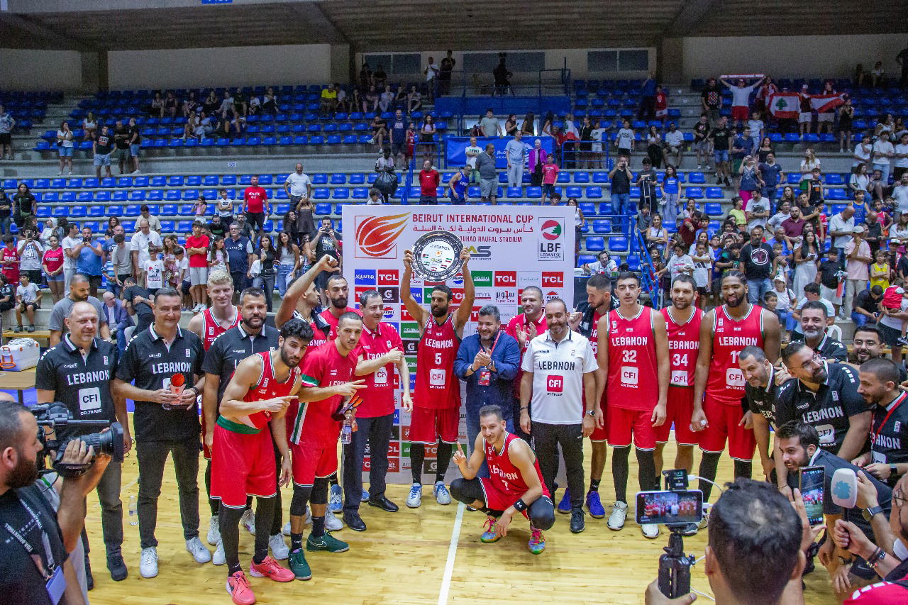 لبنان يختتم تحضيراته بلقب كأس بيروت
