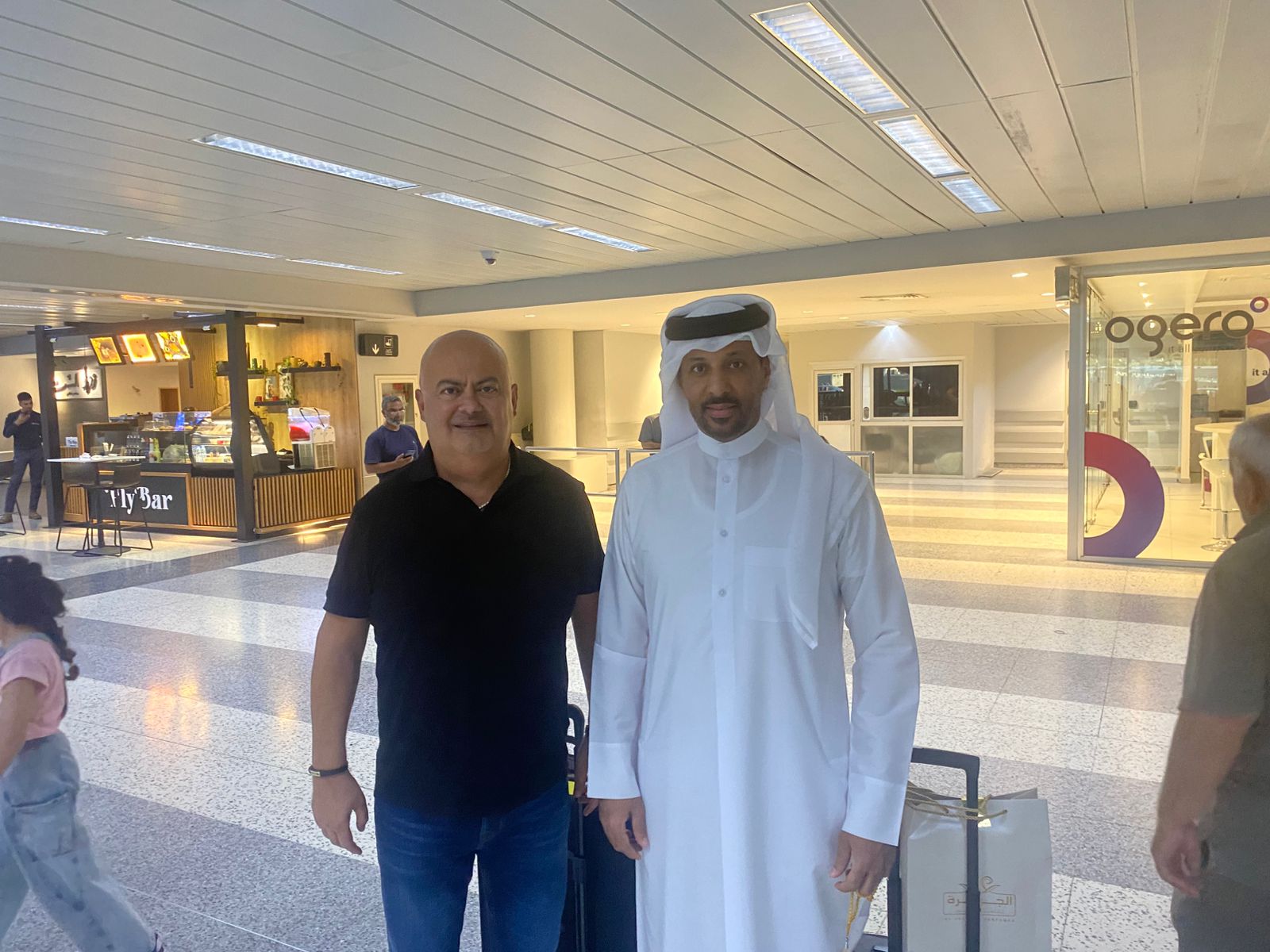 استقبال حافل للكواري في بيروت بدعوة من القاصوف