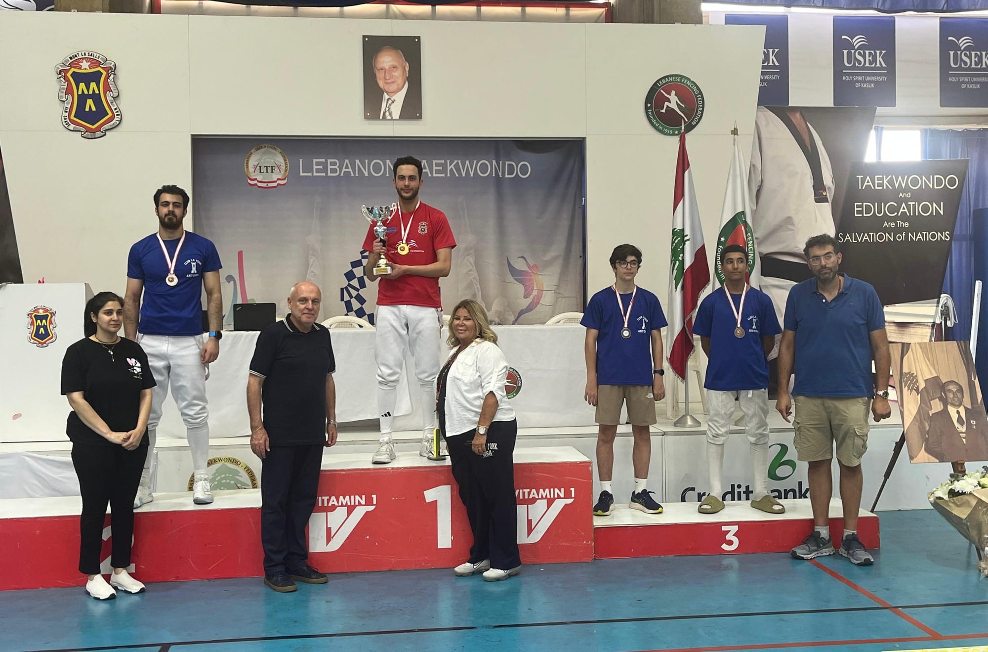 المون لاسال والبرج عينطورة يُسيطران على ألقاب سلاح الشيش