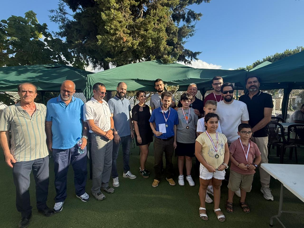 جو أسعد بطل دورة دير الحرف للشطرنج السريع