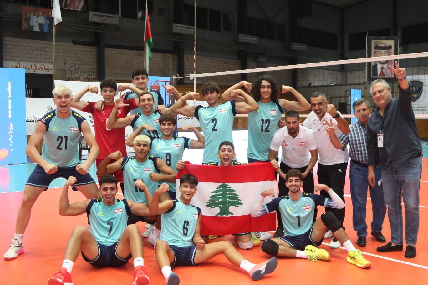 منتخب لبنان للناشئين يتاهل الى ربع نهائي البطولة العربية للكرة الطائرة