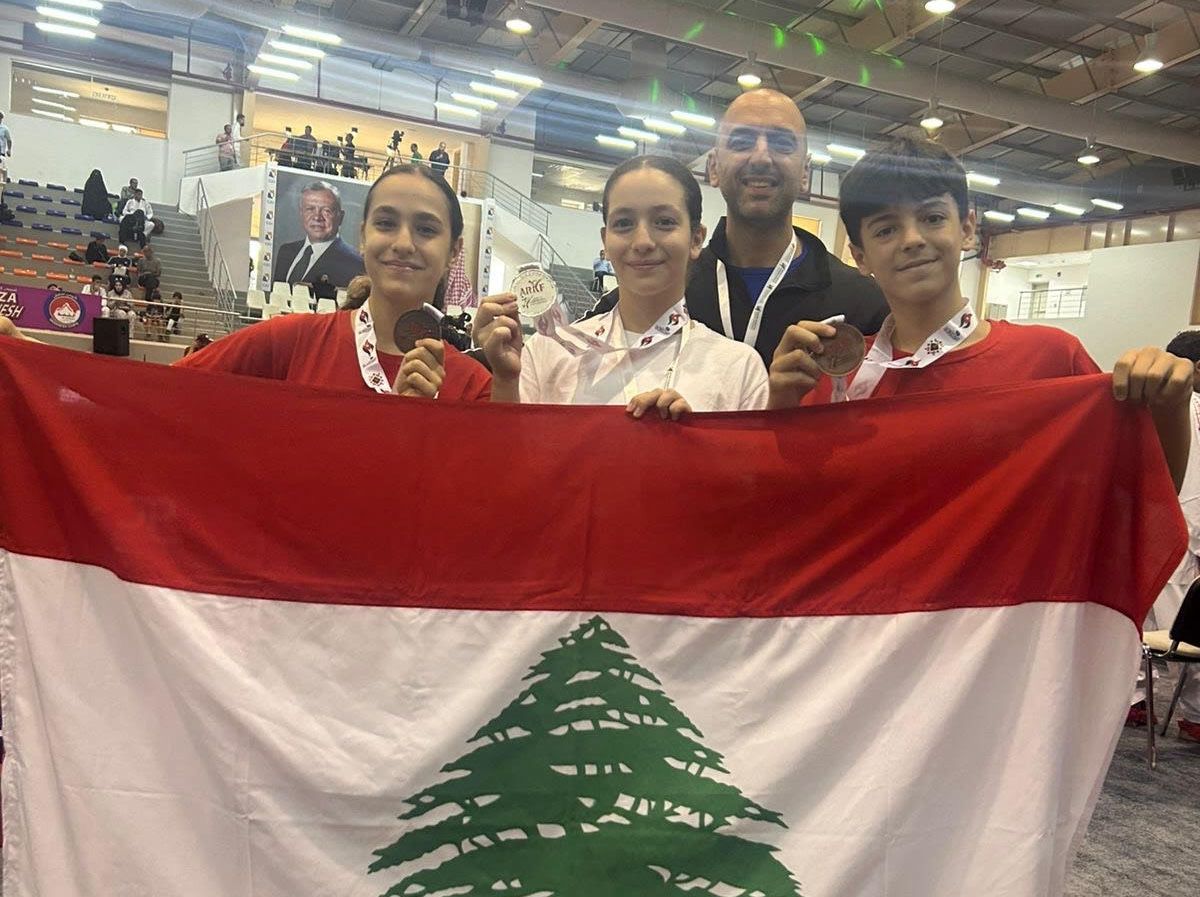 6 ميداليات للبنان في البطولة العربية للكاراتيه