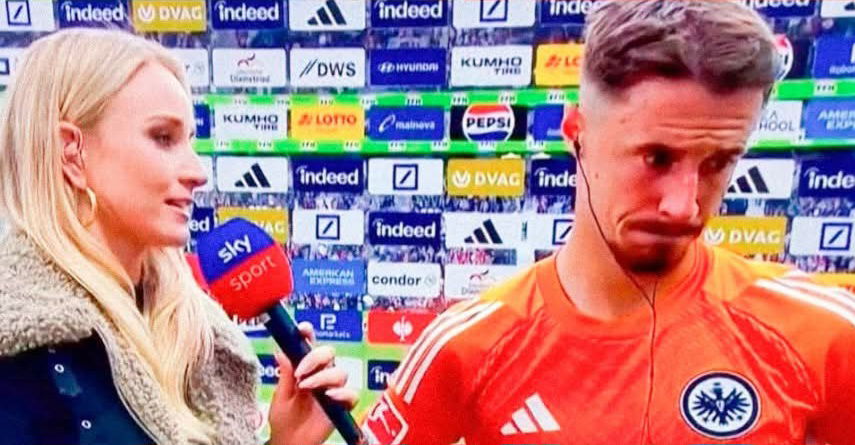 قائد بريمن يحرج مراسلة سكاي