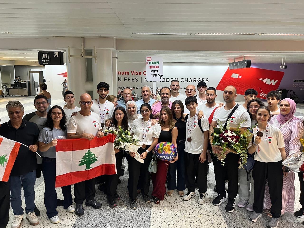 الكاراتيه اللبنانية تتألق في الأردن