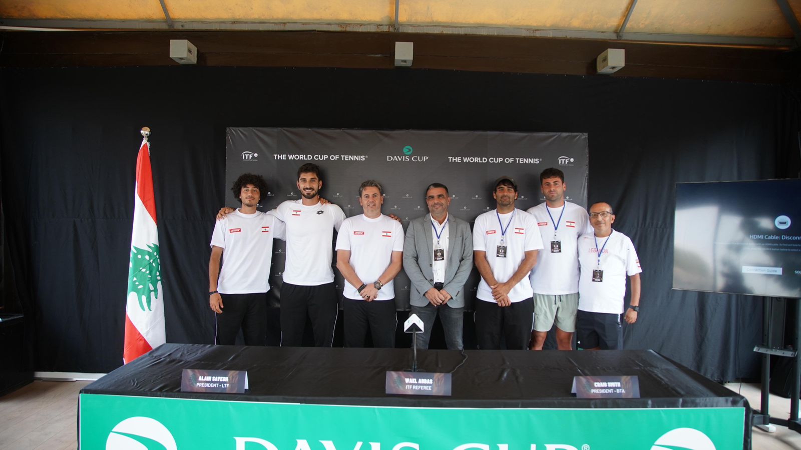 لبنان يواجه بربادوس في كأس ديفيس