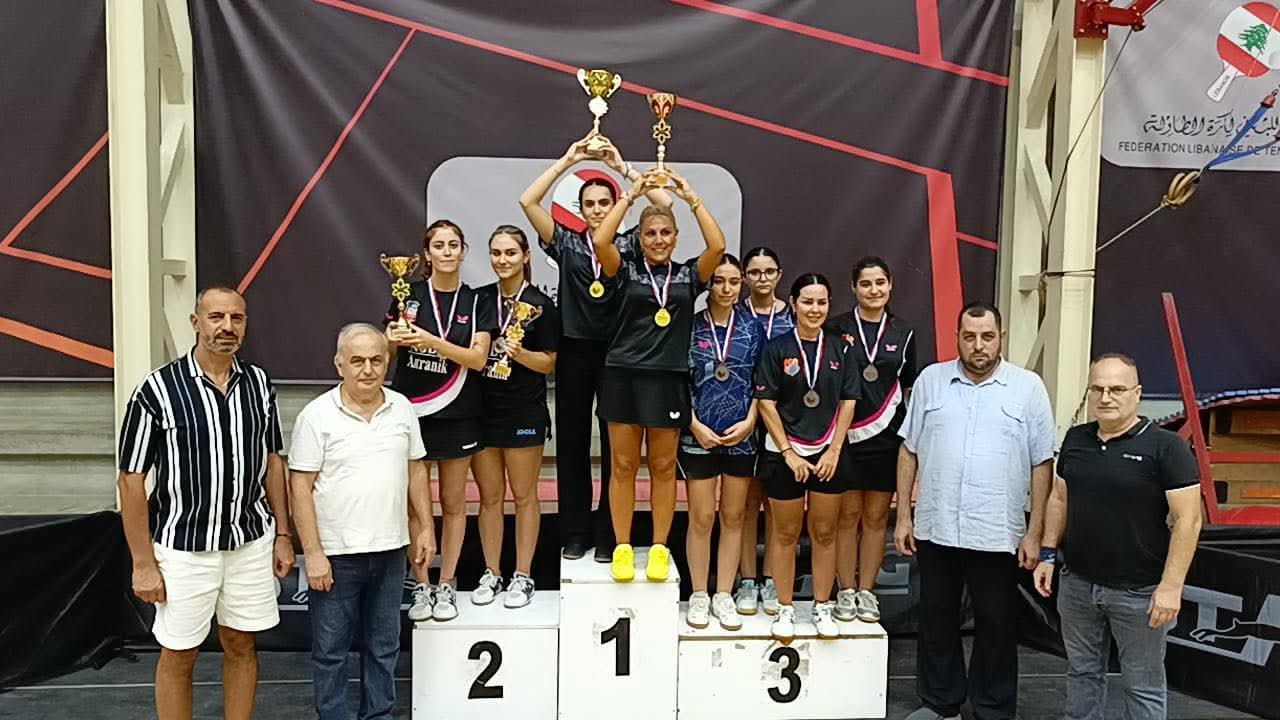 سهاكيان والهبش تتوجان بلقب زوجي السيدات