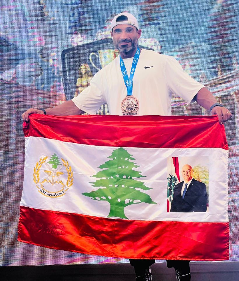 أيمن برّو يرفع راية لبنان في بطولة العالم لكمال الأجسام