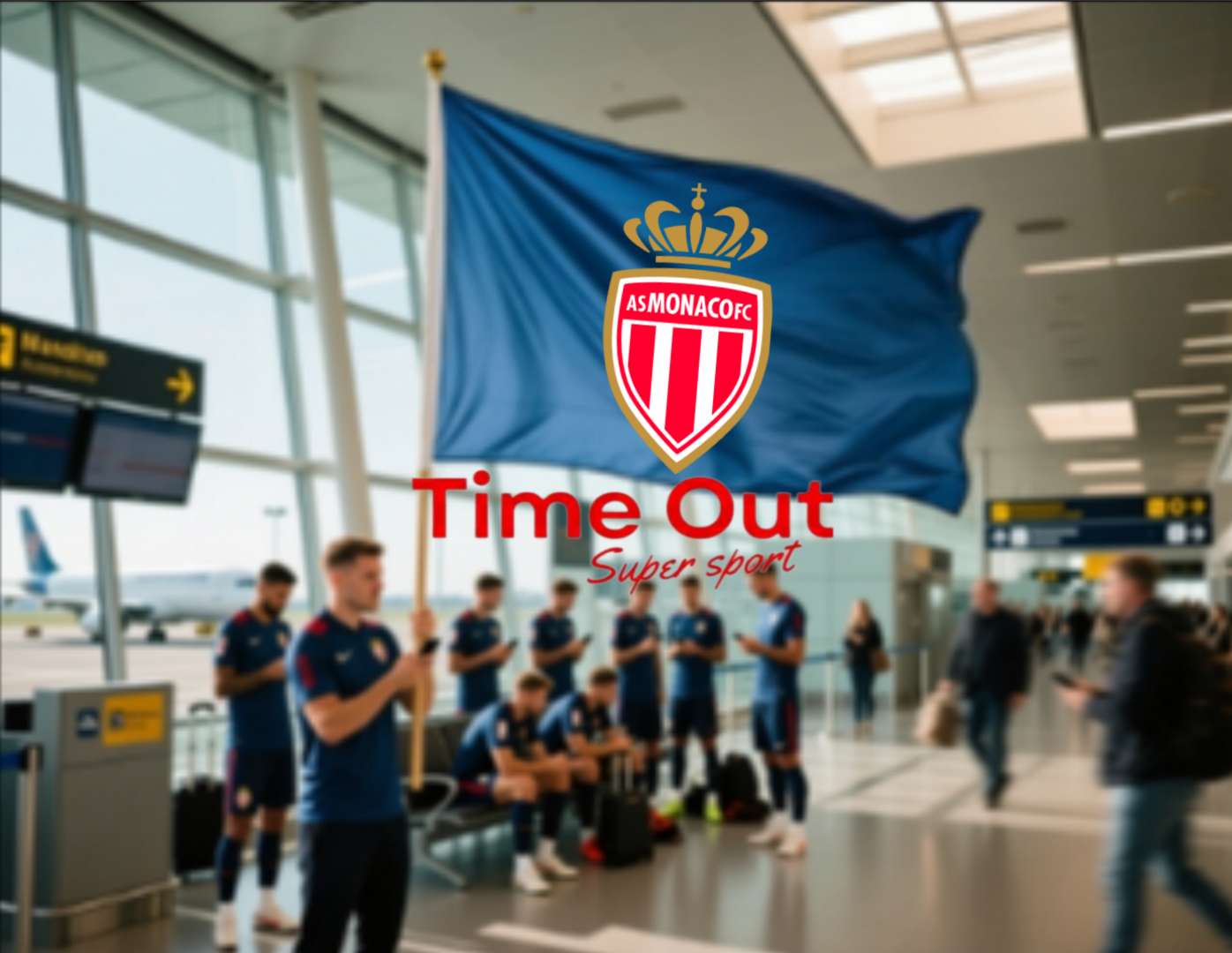 لاعبو موناكو  بثيابهم الداخلية