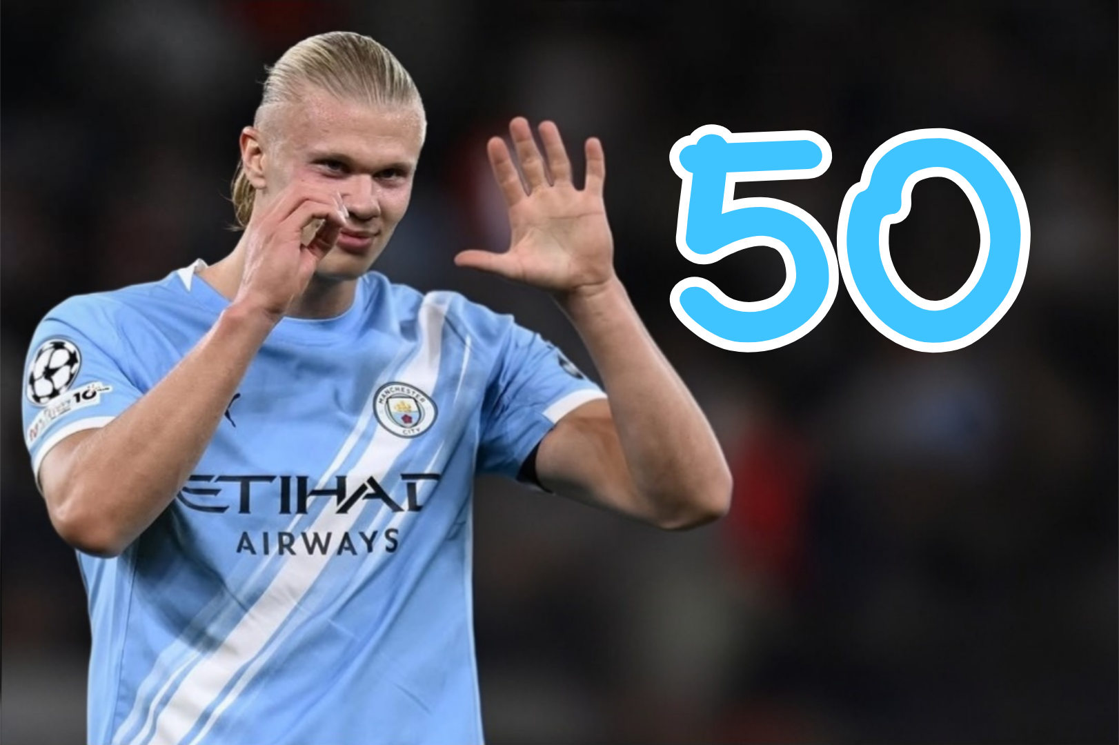 هالاند يحطم رقم فان نيستلروي