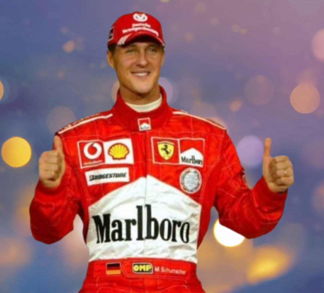 شوماخر يظهر في سويسرا لاستقبال حفيدته