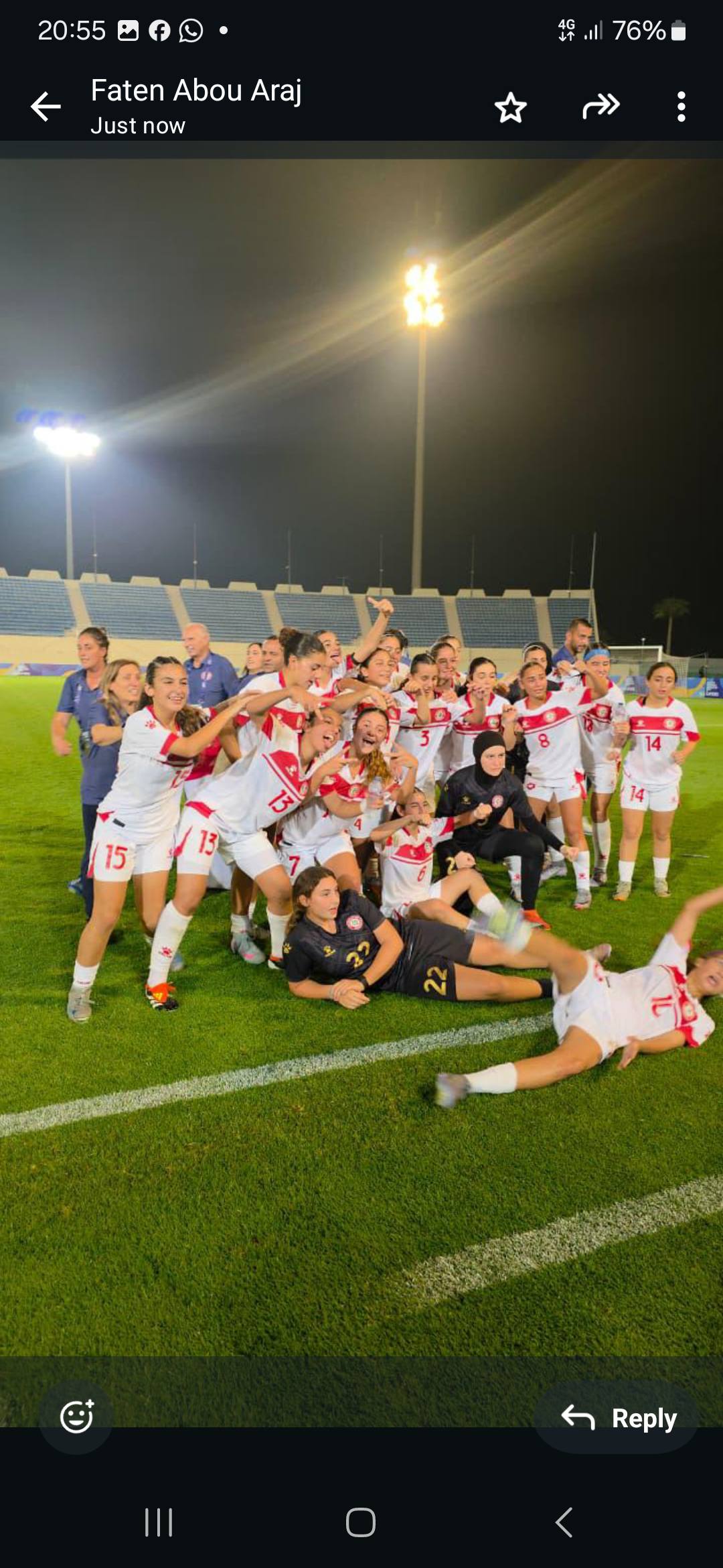 تأهل تاريخي لناشئات لبنان إلى نهائيات كأس آسيا 2026