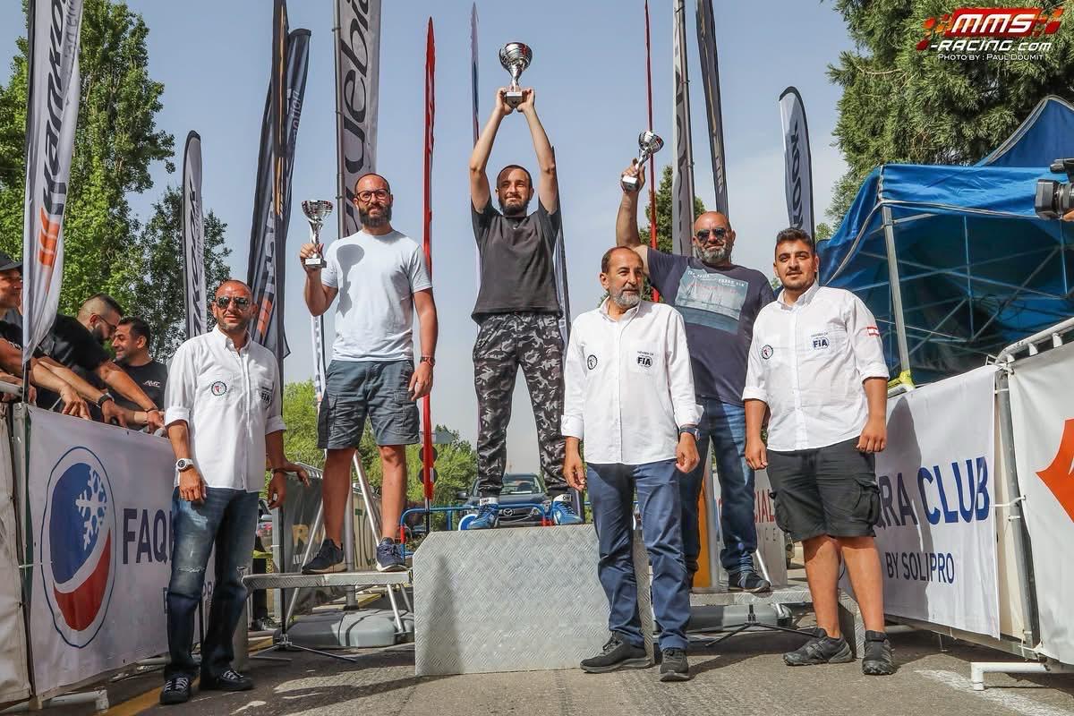 إلياس بشارة يتوج بطلاً للبنان في سباقات السرعة