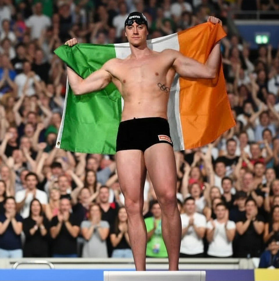 سبّاح إيرلندي يثير الجدل