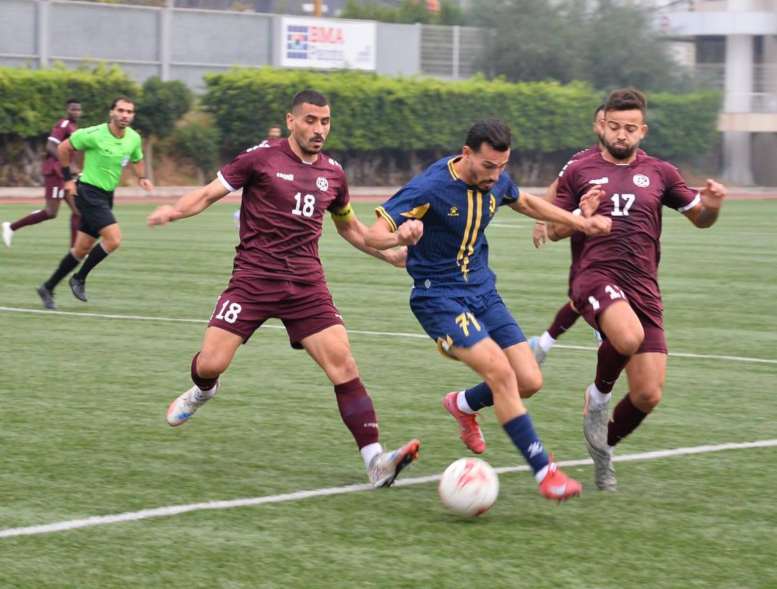 الرياضي جويا يلحق الخسارة الاولى بالنجمة هذا الموسم ويحقق فوزا تاريخيا له في بطولة لبنان لكرة القدم