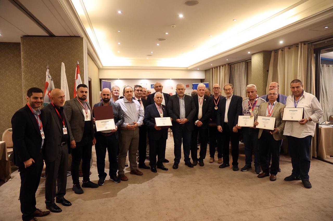 اختتام معرض الطوابع الدولي الأولونبيل كرم شكر من ساهم في انجاحه