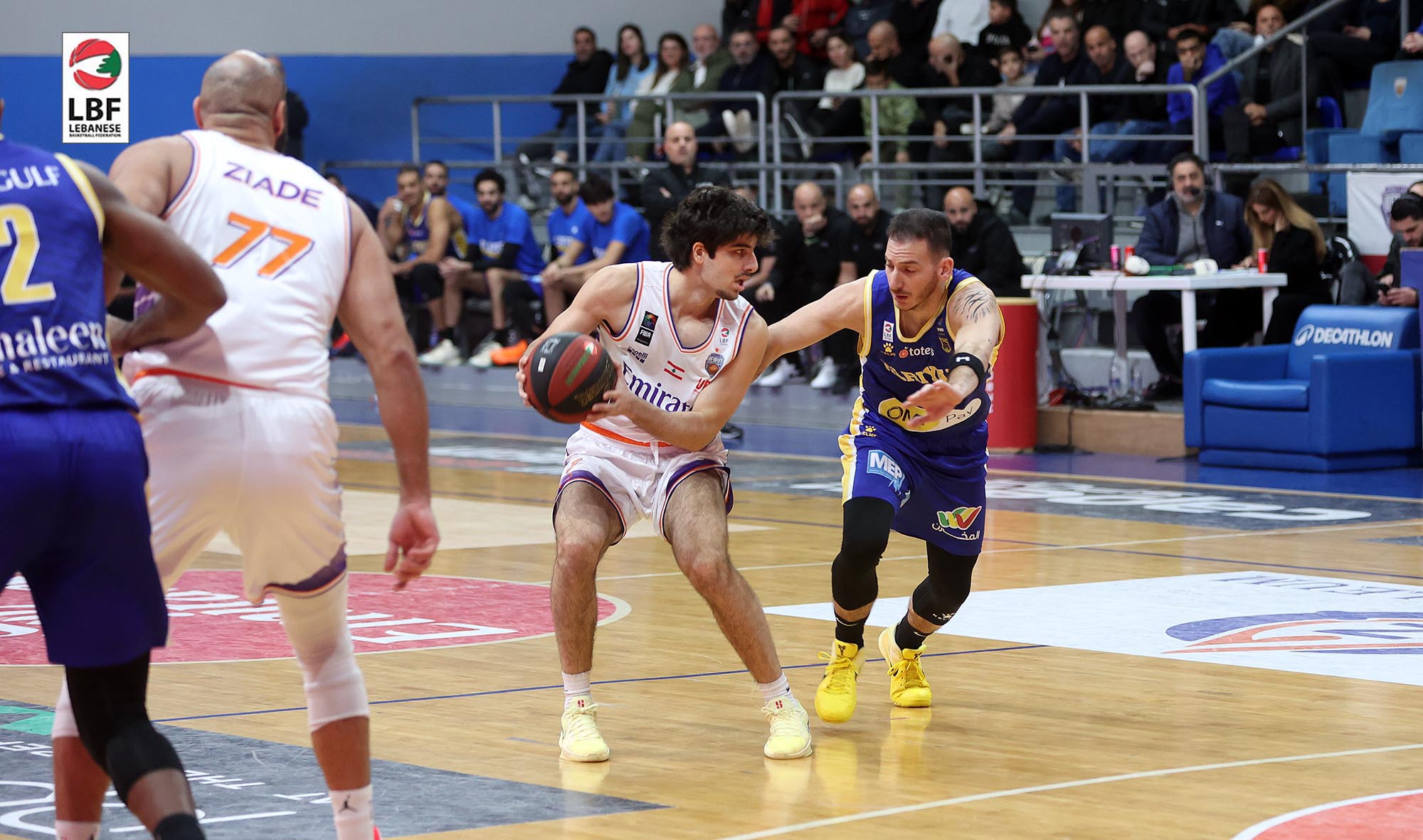 فوزان سهلان لبيروت فيرست وانترانيك على التضامن حراجل والشانفيل لبطولة لبنان لكرة السلة