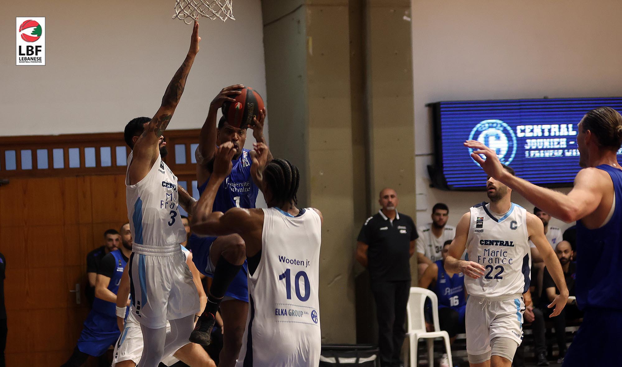 الانطونية بعبدا ثالثا بفوزه على المركزية جونيه في بطولة لبنان لكرة السلة