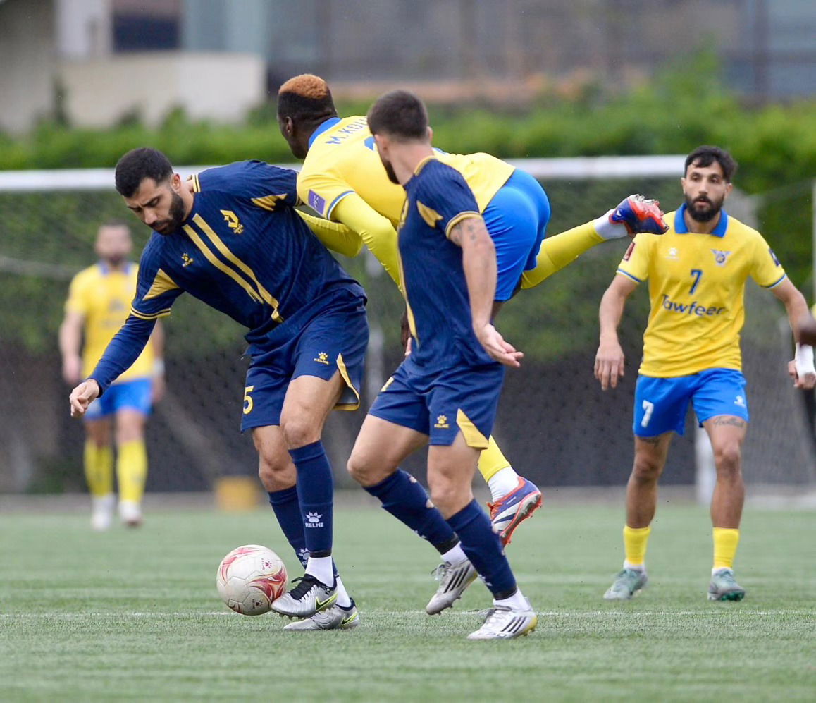 تأهل الحكمة وجويا الرياضي الى نصف نهائي كأس لبنان لكرة القدم.