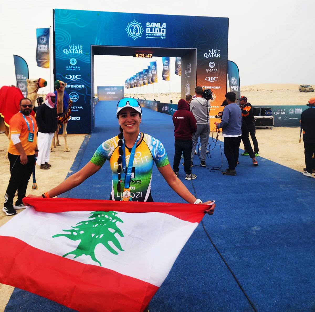 ليندزي ناضر تاسعة وعلي الزعبي سادس عشرفي سباق صملة القطري(100كلم)