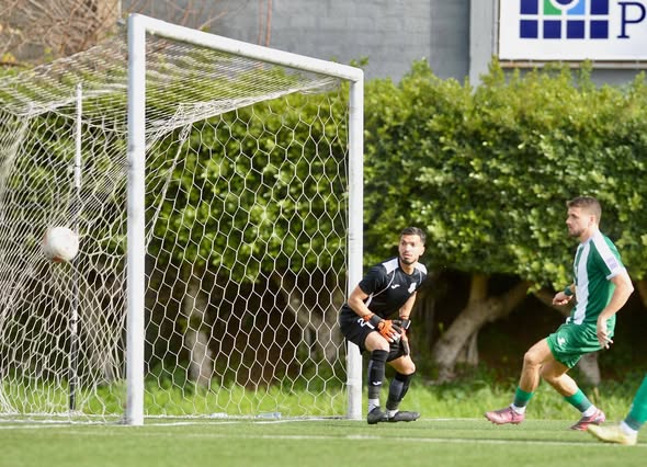 الانصار يحلق في الصدارة بفوزه السهل على الراسينغ في بطولة لبنان لكرة القدم