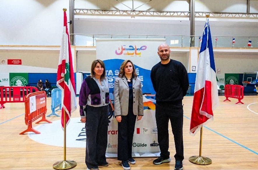 السفارة الفرنسية وجمعية ليبانيز يونغ تالين""نظّمتا المرحلة الثانية  من البرنامج المتعلق بالرياضة بالمنية