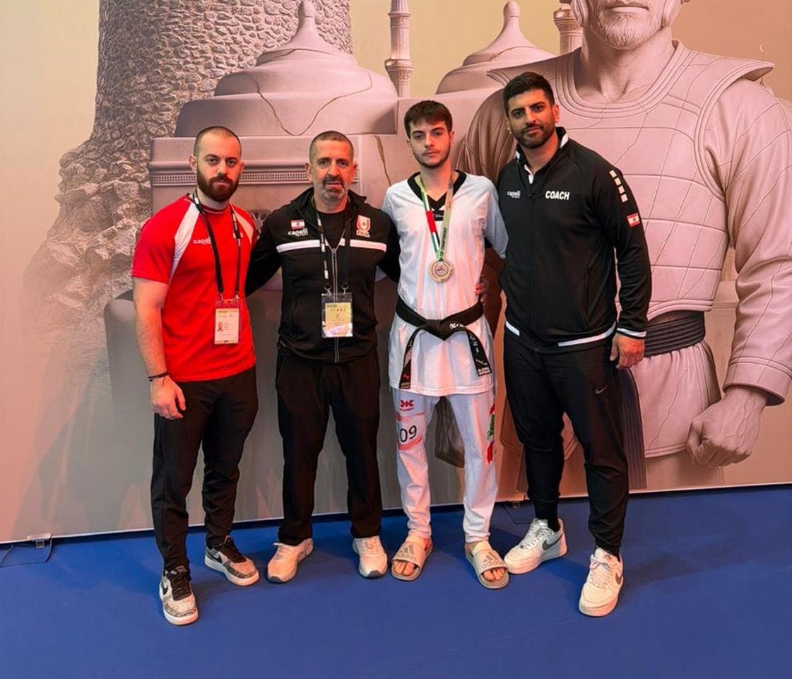 كأس العرب بالتايكواندو:ميدالية برونزية لرافاييل قدسي