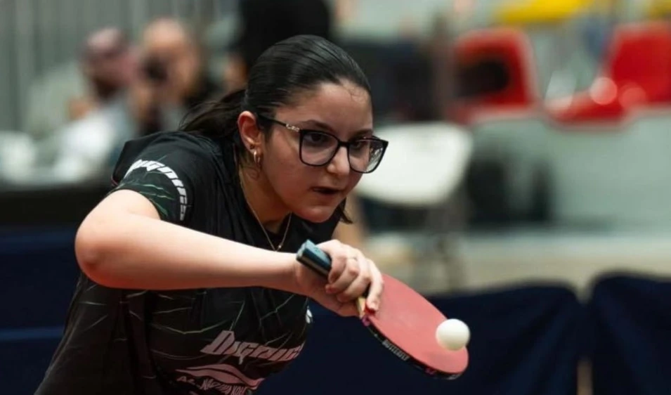 شيري تحرز برونزية الألعاب العربية للسيدات في كرة الطاولة