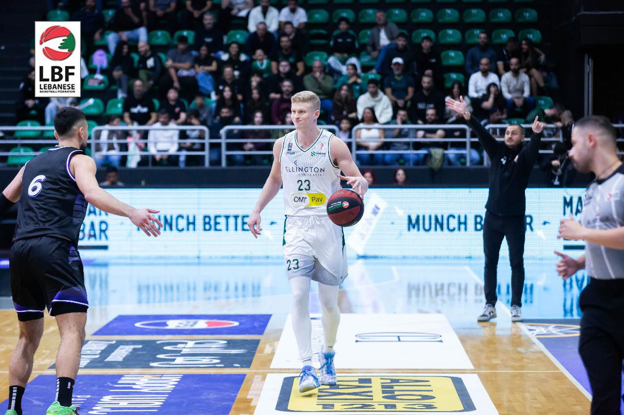 الحكمة يغلب بيروت فيرست ويحقق فوزه الخامس عشر في بطولة لبنان لكرة السلة