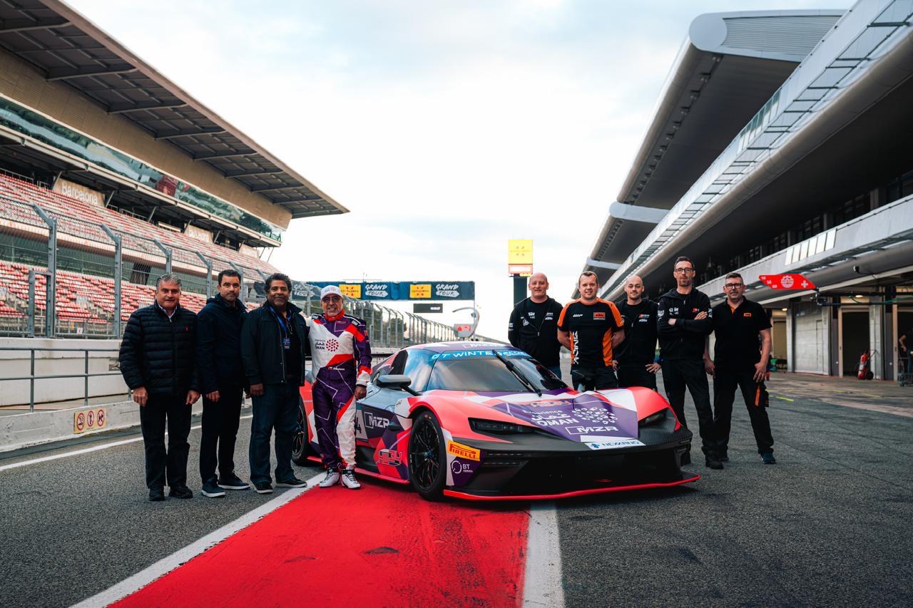 حمد الوهيبي سيسجل أول مشاركة في سباقات الحلبات السريعةبرفقة البريطاني جون لانكاستر على حلبة برشلونة الاسبانية