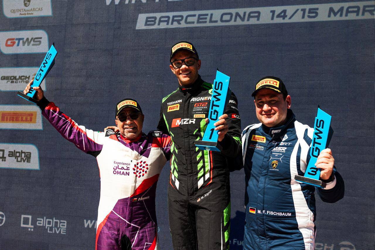 حمد الوهيبي يحقق منصتي تتويج في مشاركته الأولىفي سباقات "جي تي" إلى جانب جون لانكاستر