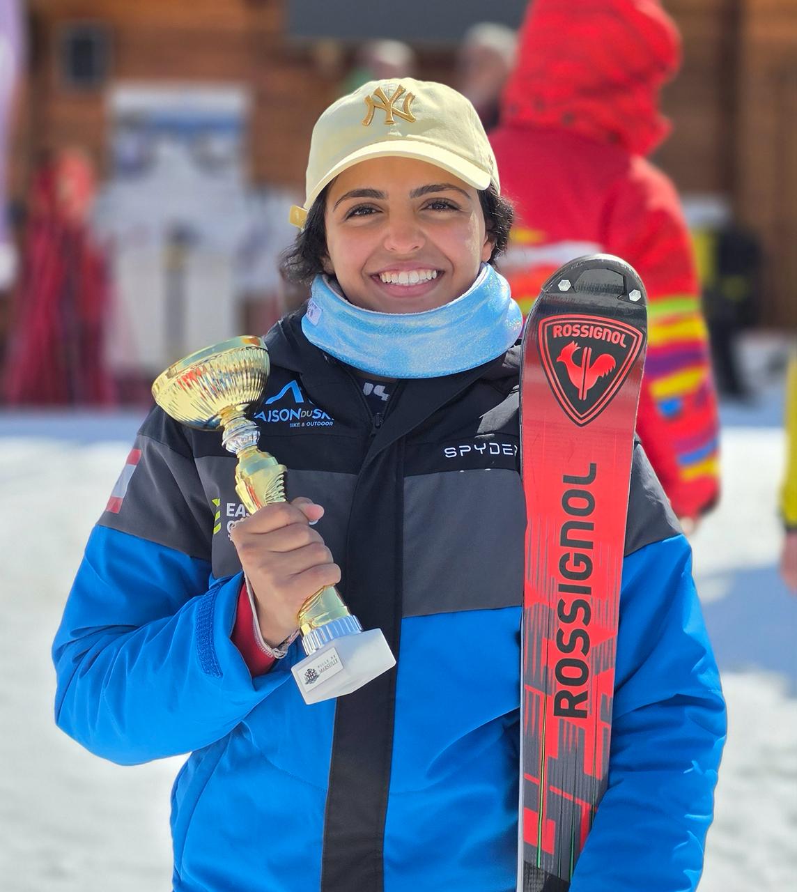 المتزلجة الواعدة إلسا قهوجي تحتكر الألقاب وعينها على الألعاب الأولمبية الشتوية المقبلة