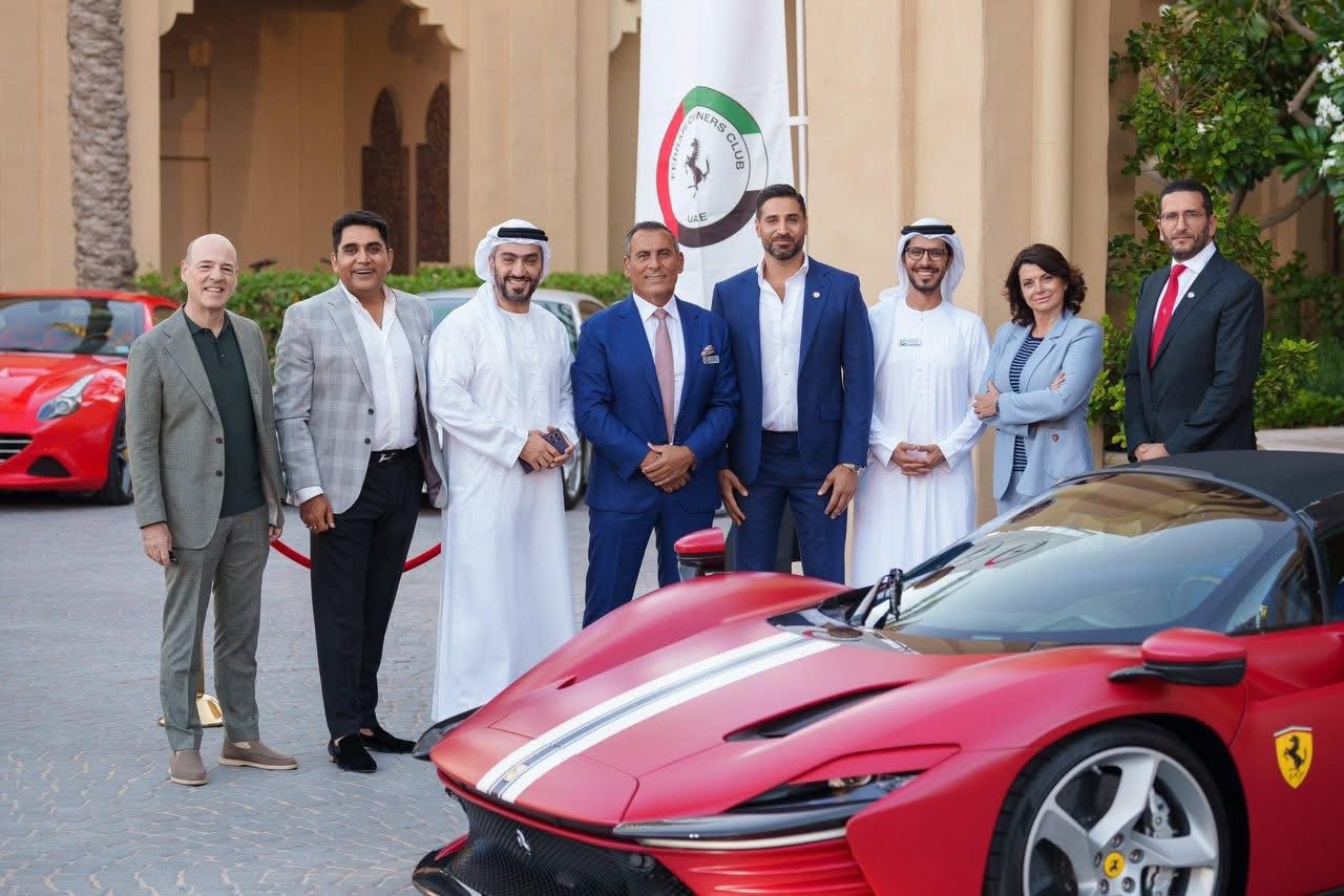 "نادي مالكي فيراري الإمارات" يمنح الرئاسة الفخريةلرئيس بلدية عندقت وبطل سباقات "فيراري تشالنج"السائق طاني حنا