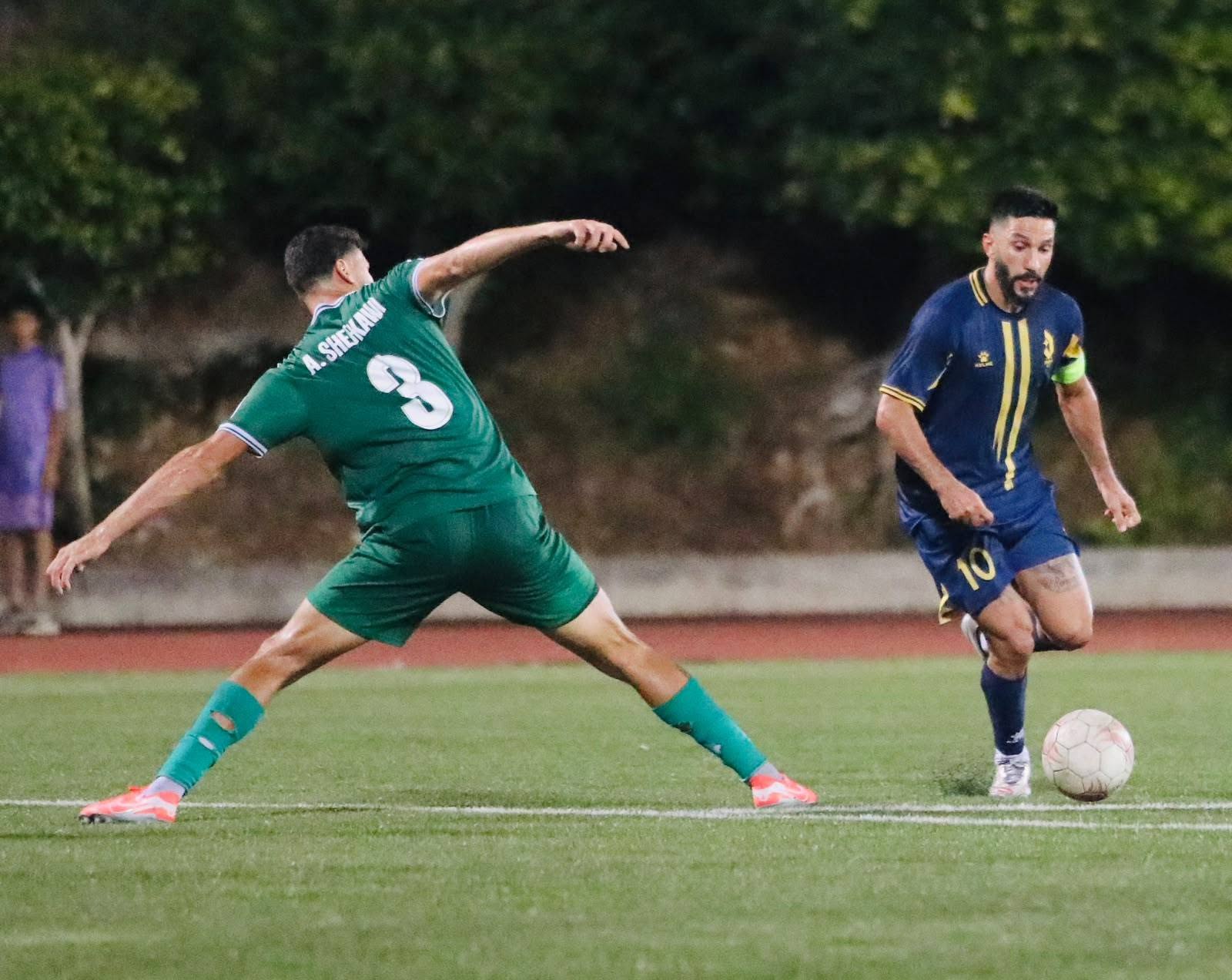 الانصار يغلب الرياضي جويا في منافسات المربع الذهبي لبطولة لبنان لكرة القدم