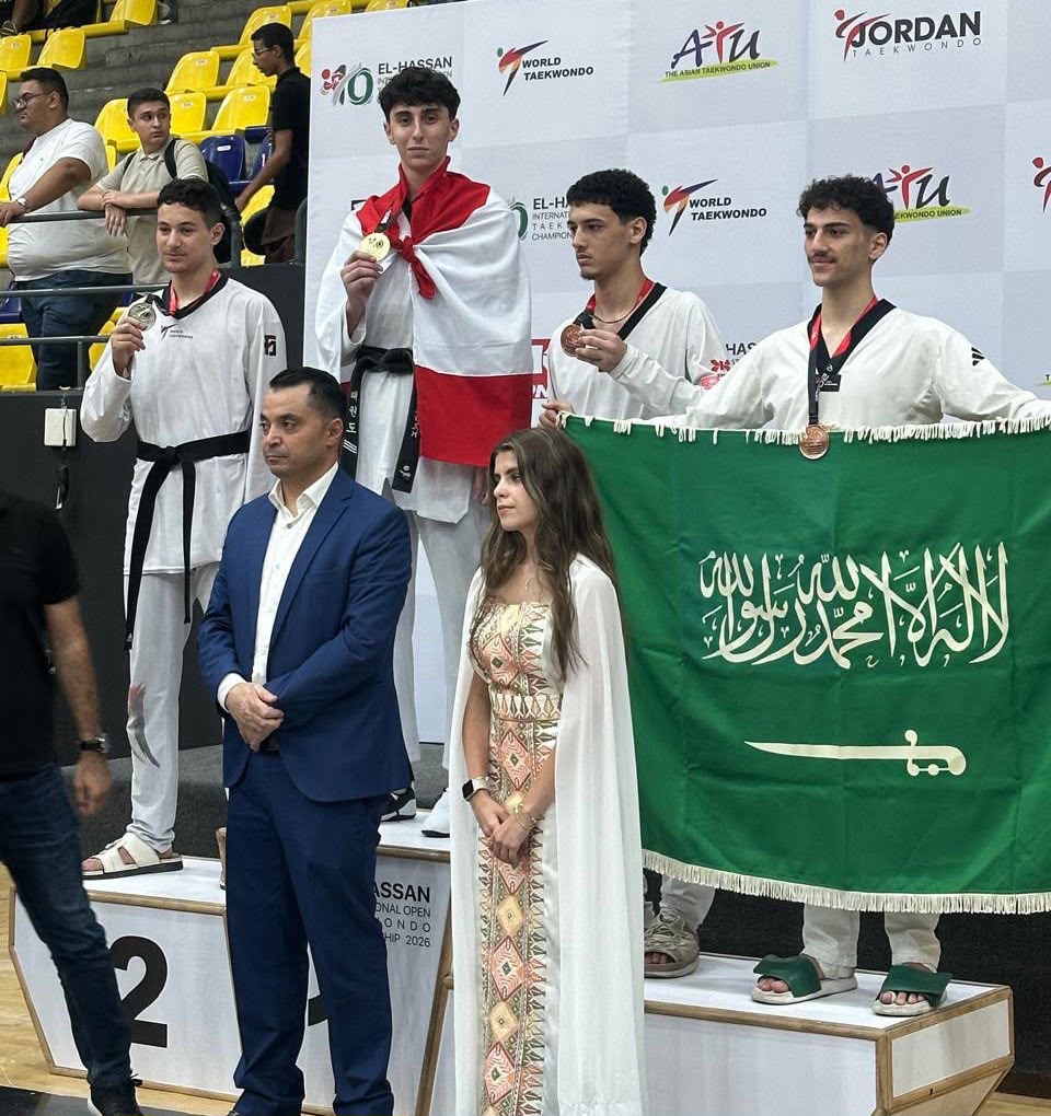 ذهبية...فضيتان وبرونزية للبنان في اليوم الثانيمن "بطولة الحسن المفتوحة" الأردنية بالتايكواندو