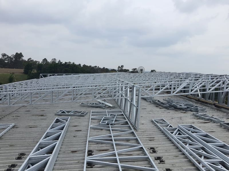 Estrutura para Telhado – Resistência e Precisão