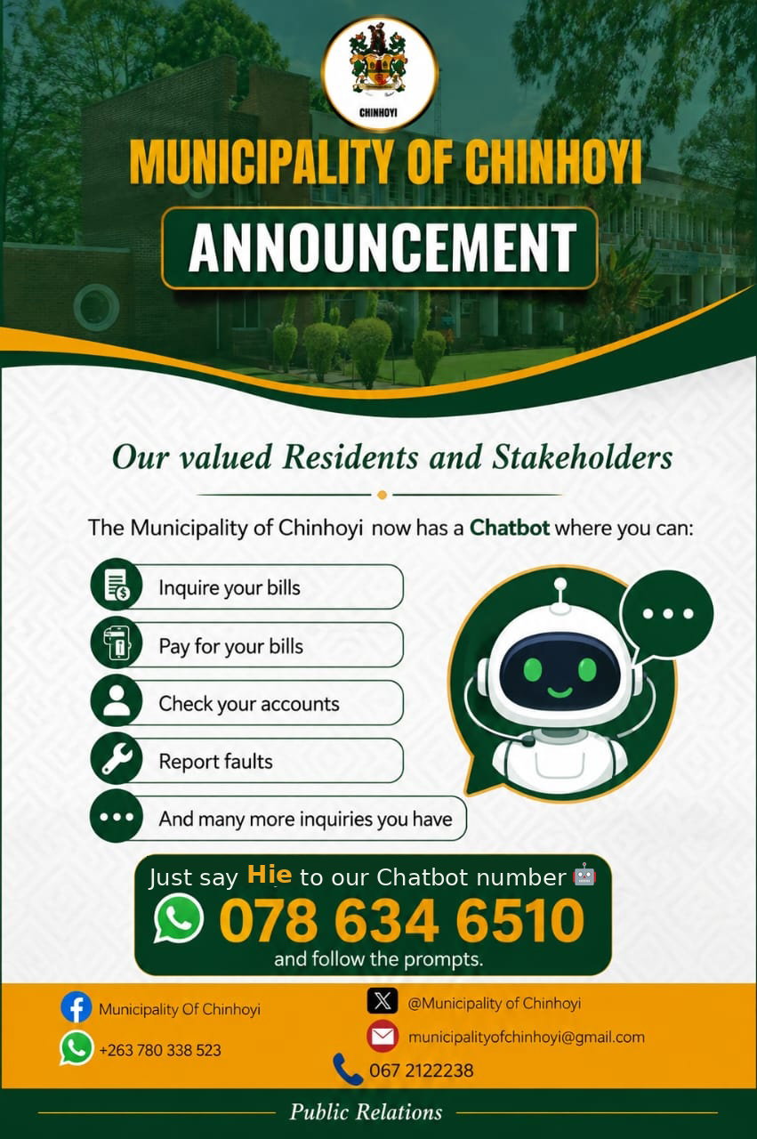 INTRODUCING THE MUNICIPAL CHATBOT