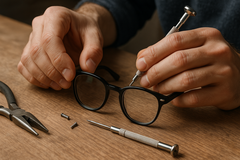 صيانة النظارات