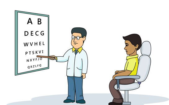 فحص حدة الابصار