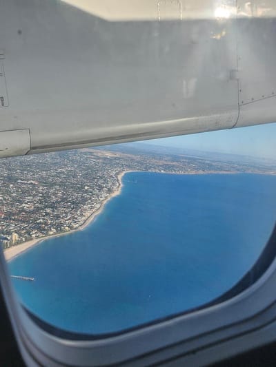 Flying to Kangaroo Island