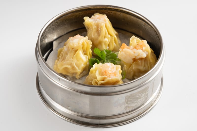 24- SUI MAI DE PESCADO Y GAMBAS 鱼虾烧麦