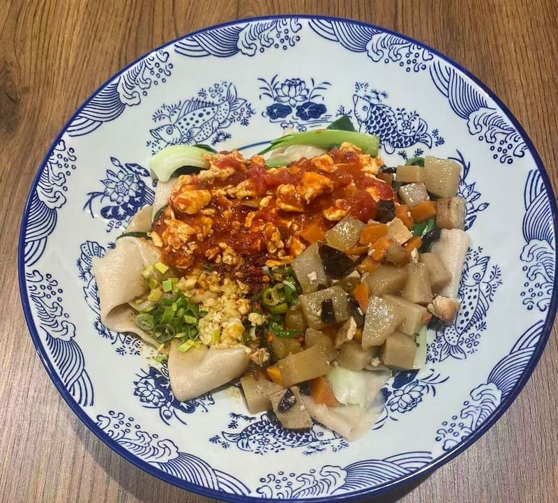 43- TALLARINES BIANGBIANG CON VERDURAS 素BIANGBIANG面