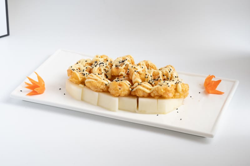 67- BOLAS DE GAMBAS CON CREMA DE MOSTAZA SUAVE 蜂蜜芥末虾球👍